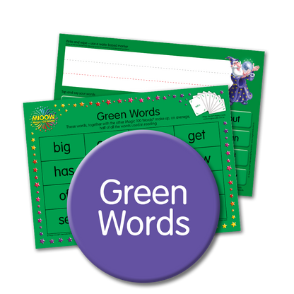 Magic 100 Words Learning Boards