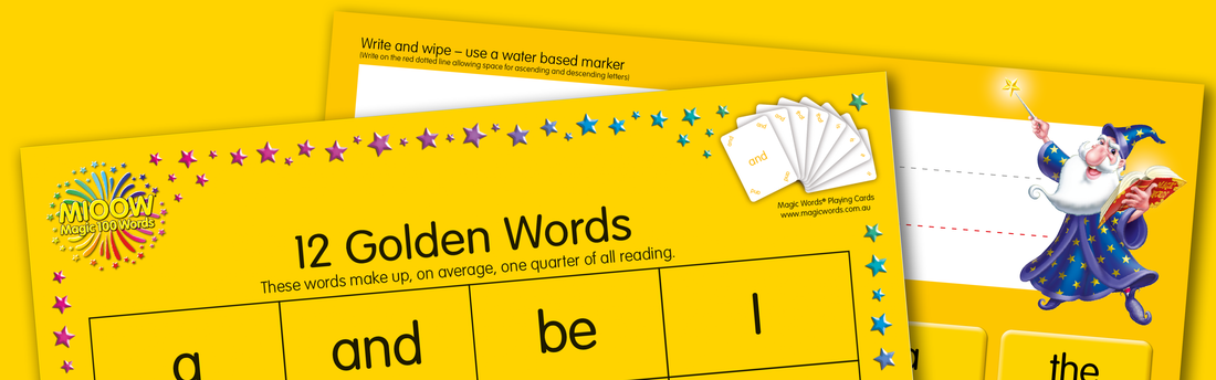Golden Words Learning Board and Playing Cards