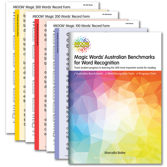 Magic Words Test Kit and Australian Benchmarks
