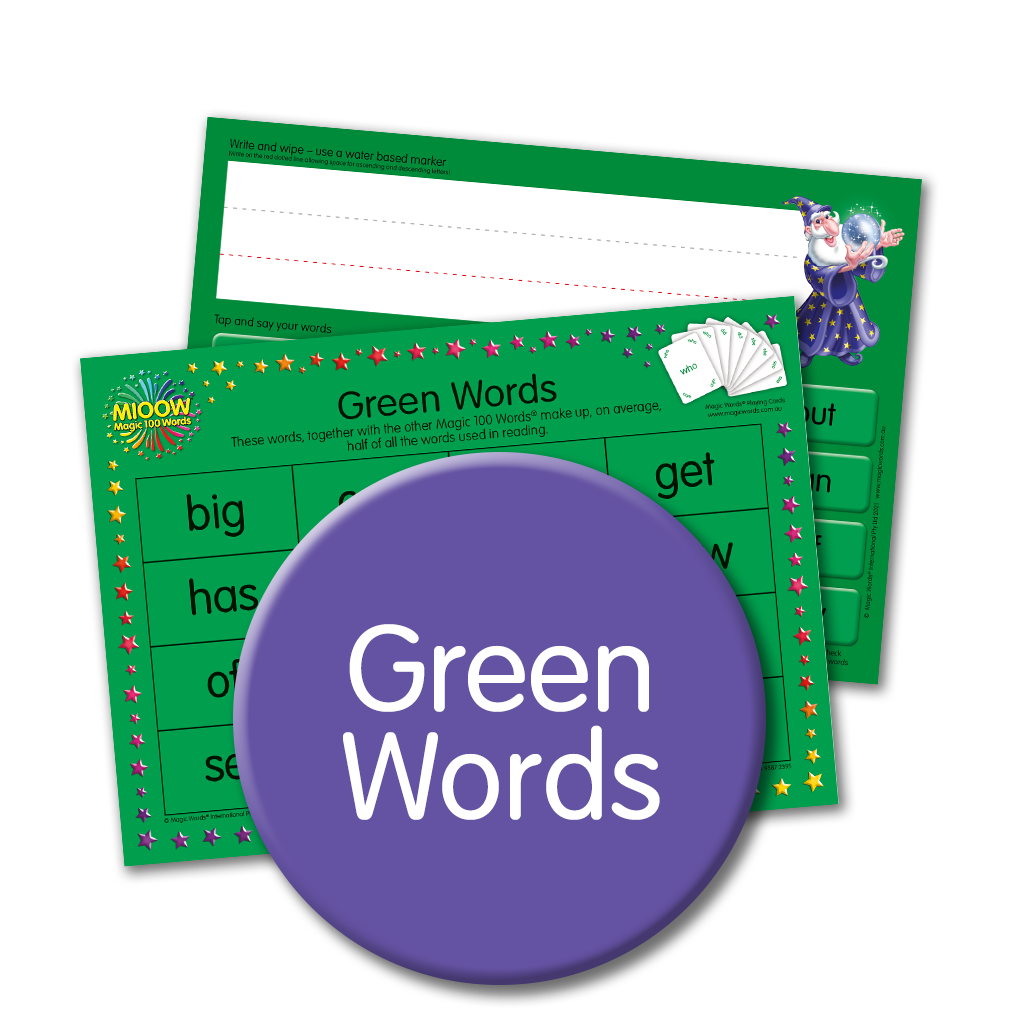 Magic 100 Words Learning Centre Pack