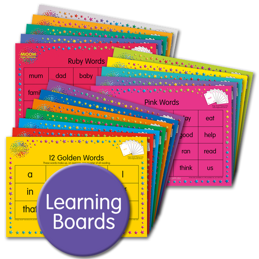 Magic Words sight words learning boards premium pack